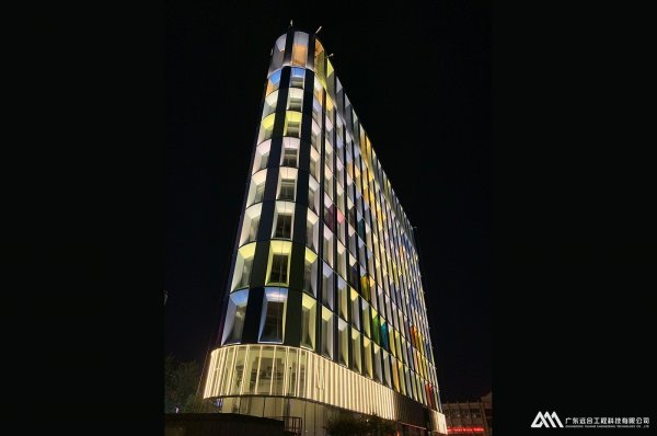 濟南匯中大廈亮化工程